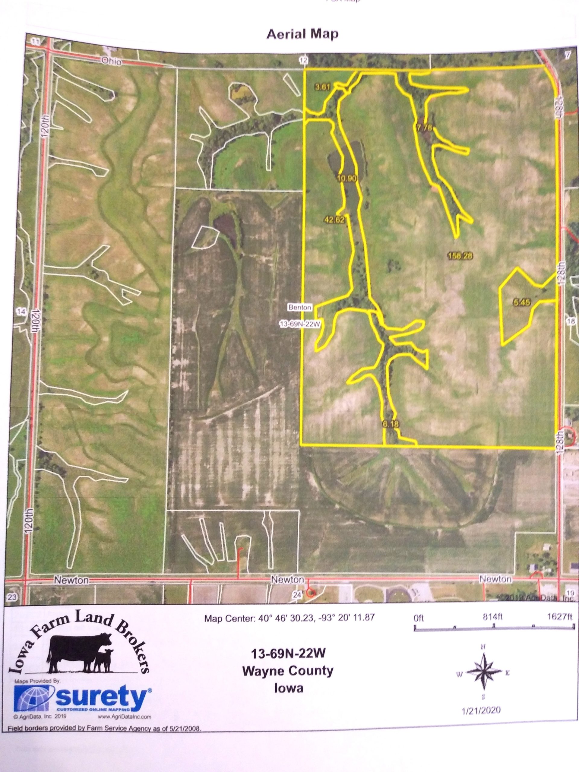 Sold: $12,500,000. / $4,621. per Acre