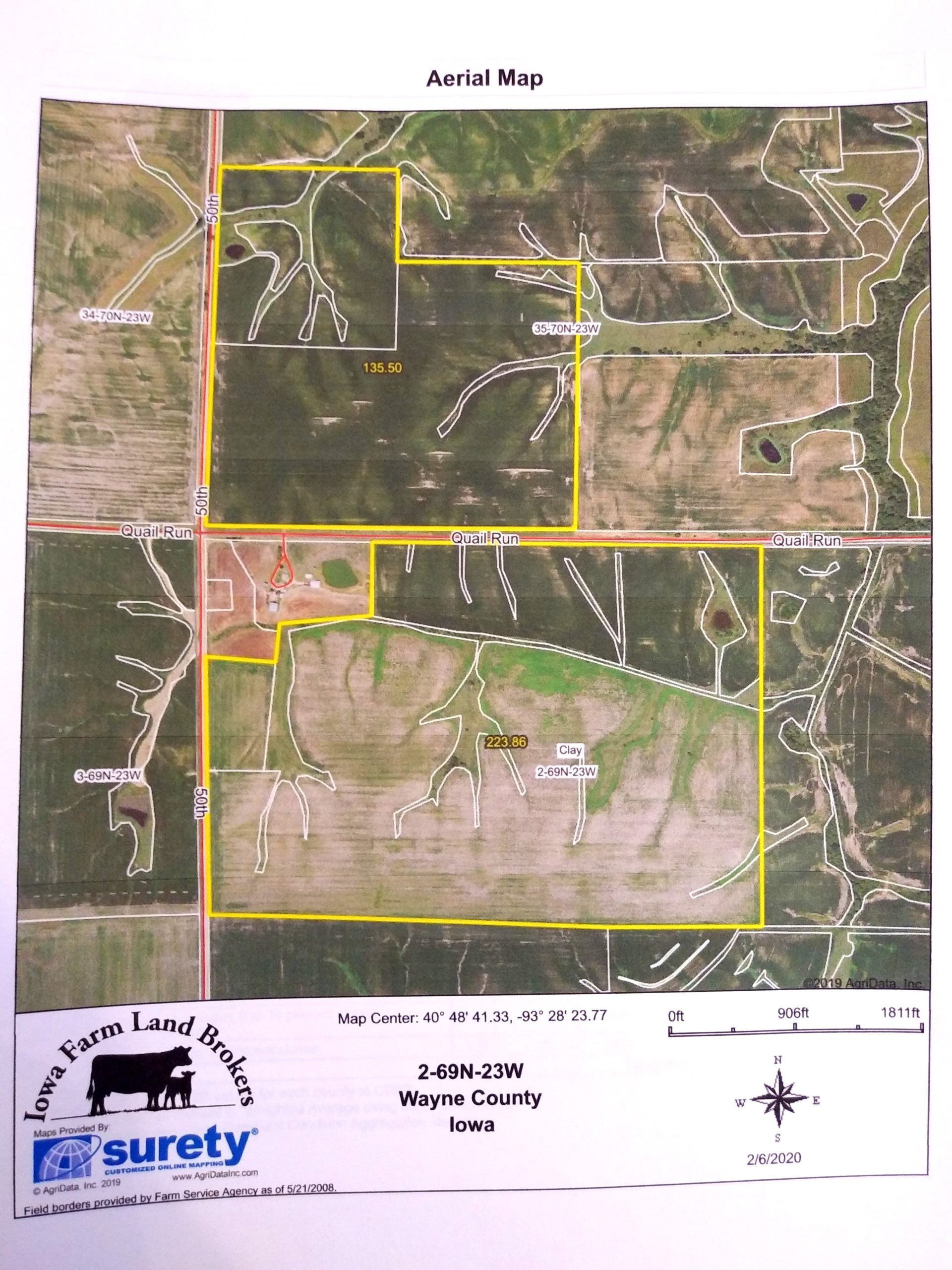 Sold: $12,500,000. / $4,621. per Acre